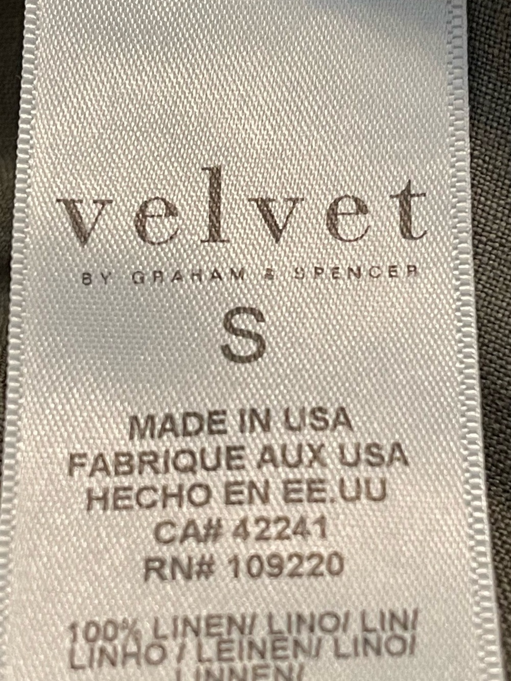 Lola Linen Velvet by Graham & Spencer Olive Green Wide-Leg Pants - Picture 12 of 15